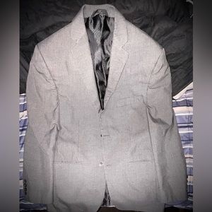 Mens Haggar complete dress suit (Grey)
